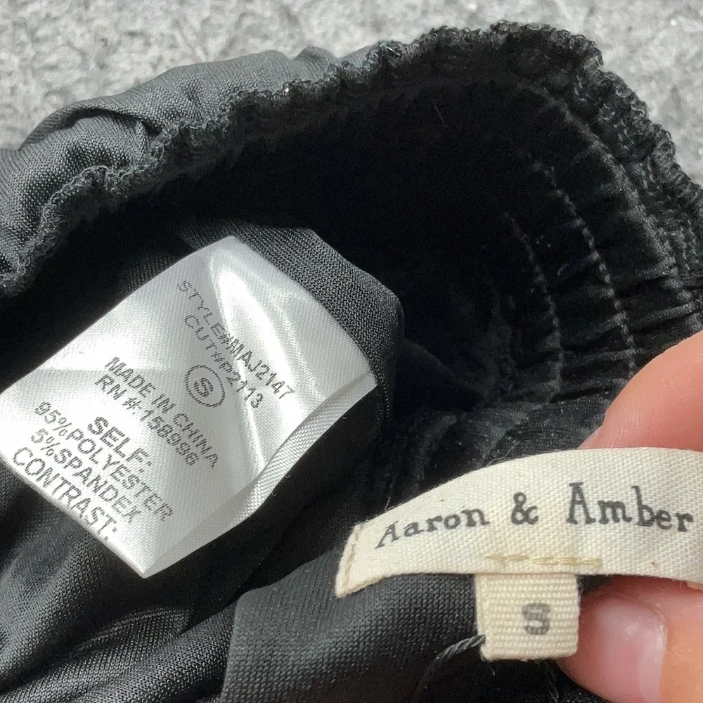 Aaron & Amber Long-Sleeve Sequin Jogger Jumpsuit - Picture 7 of 7